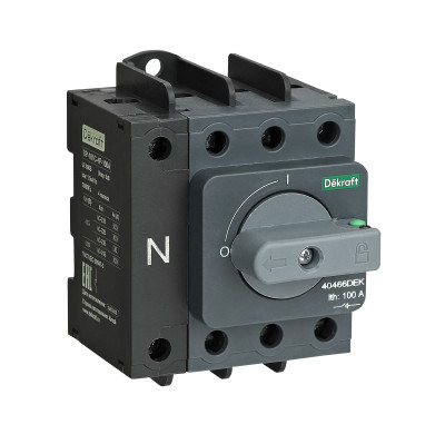 Выключатель-разъединитель 4п 63А ВР-101С DEKraft 40421DEK