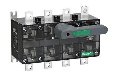 Выключатель-разъединитель 4п 160А ВР-103С с видимым разрывом DEKraft 40468DEK