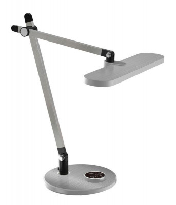 Светильник светодиодный настольн. KD-879 C03 LED 12Вт 700лм RA>90 регулир. яркость и цветовая температура таймер серебр. Camelion 15713