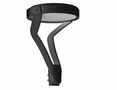 Светильник светодиодный Germes Park 80/11000 ШК 80Вт 3000К IP66 11000лм 0.95PF 70Ra Kп<1 Black Diora DGP80ShK-3K-B