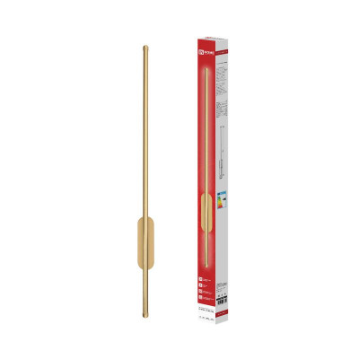 Светильник светодиодный ESTETIKA LUV-80B-40GL 15Вт 4000К IP40 1050лм 230В 800х50х25 зол. IN HOME 4690612067391