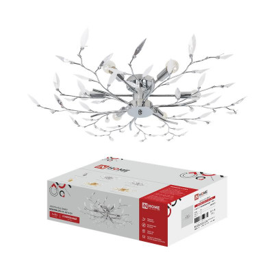 Люстра под лампу MODERN LORA-СL-6E14-CH 6хE14 хром. IN HOME 4690612067230
