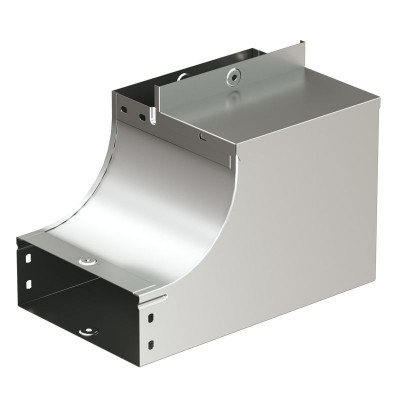 Угол CSSS 90 вертикальный левый переходник осн. 600 H80 в компл. с крепежными элементами и соединительными пластинами горячеоцинкованный DKC 37068KHDZ