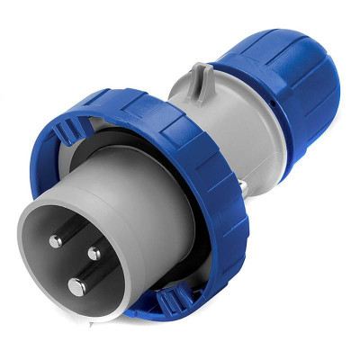 Вилка кабельная артикул DIS2181633 IP67 16A 2P+E 230В DKC DIS2181633S