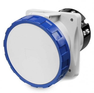 Розетка панельная 125А 3п 2P+E 230В IP67 с наклоном DKC DIS41512563S