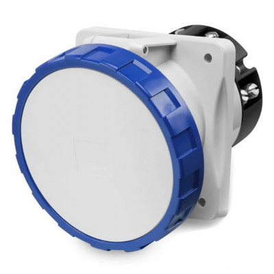 Розетка панельная 63А 3п 2P+E 230В IP67 с наклоном DKC DIS4156363S