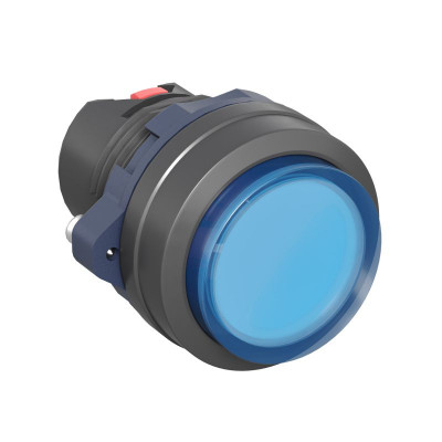 Головка кнопки выпуклая прозрачная с фиксацией син. DKC M22P-CLLBP
