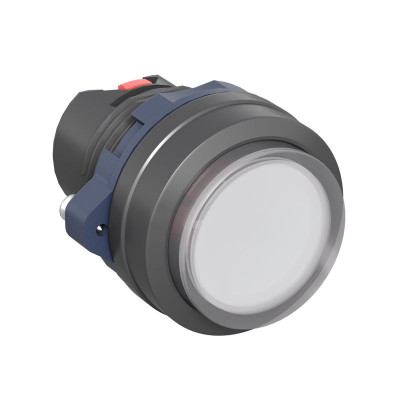 Головка кнопки выпуклая прозрачная с фиксацией бел. DKC M22P-CLLWP