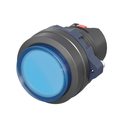 Головка кнопки выпуклая прозрачная без фиксации син. DKC M22P-CMLBP
