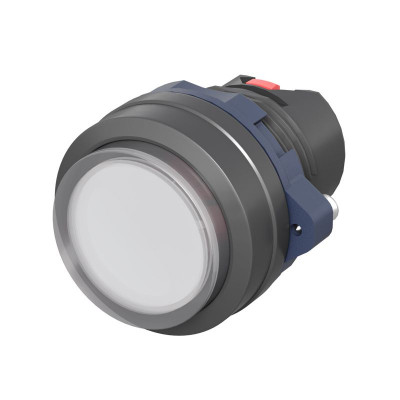 Головка кнопки выпуклая прозрачная без фиксации бел. DKC M22P-CMLWP