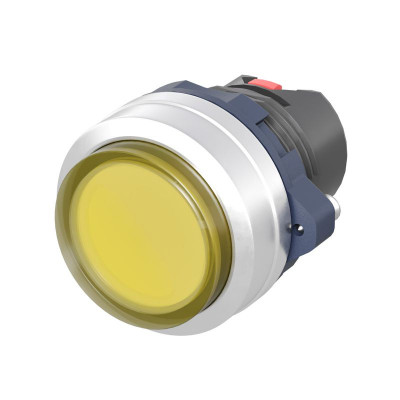 Головка кнопки выпуклая прозрачная без фиксации алюм. желт. DKC M22P-CMLYA