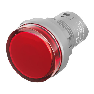 Лампа сигнальная со встроенным диодом 9-24В зажим Push-In красн. DKC M22L-F24RPU
