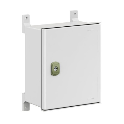 Шкаф цельный навесной из фибергласа без МП со сплошной дверью 300х250х140 (ВхШхГ)мм DKC CN5N0391