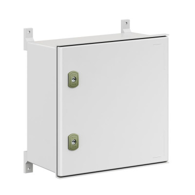 Шкаф цельный навесной из фибергласа без МП со сплошной дверью 400х400х200 (ВхШхГ)мм DKC CN5N0442