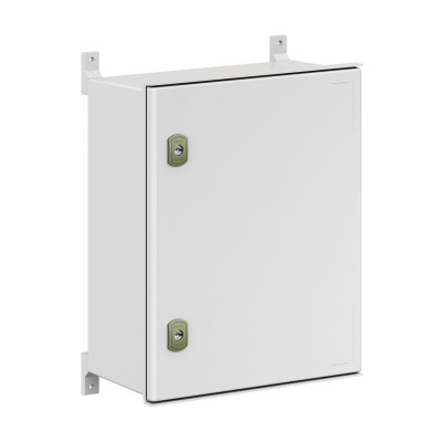 Шкаф цельный навесной из фибергласа без МП со сплошной дверью 500х400х200 (ВхШхГ)мм DKC CN5N0542