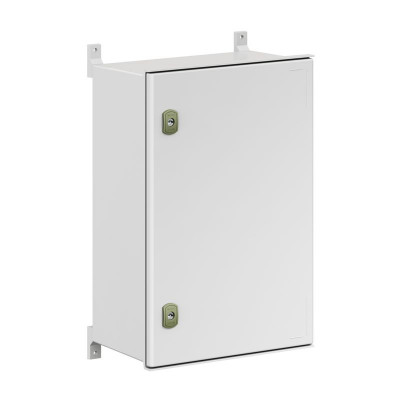 Шкаф цельный навесной из фибергласа без МП со сплошной дверью 600х400х230 (ВхШхГ)мм DKC CN5N0649