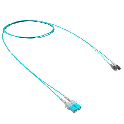 Шнур оптический коммутационный переходной Duplex SC-UPC/FC-UPC 50/125 OM3 3м DKC RNPC53DCF3