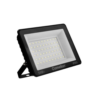 Прожектор светодиодный LFL-5004 C02 LED SMD 50Вт IP65 6500К 5000лм 230В 153х136х30 черн. Camelion 16332