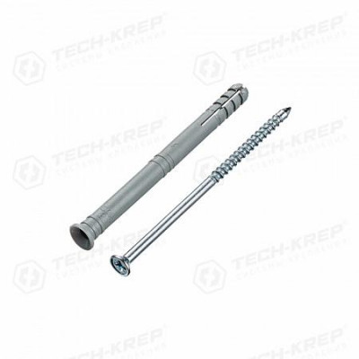 Дюбель-гвоздь 8х120 пот. манжета полипропилен (уп.100шт) Zitar 154271