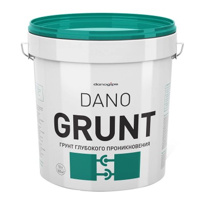 Даногипс (шитрок) грунт глубокого проникновения dano grunt (10л)