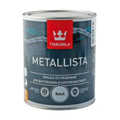 Тиккурила краска по ржавчине metallista a гл (0,9л)