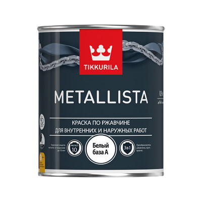 Тиккурила краска по ржавчине metallista a гл (2,5л)