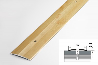 Профиль стыкоперекрывающий пс 03.900.081 (37мм, сосна)