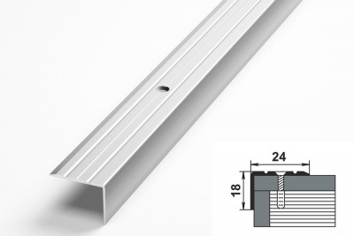 Профиль угловой пу 03.900.001 (24*18 мм, без покрытия)