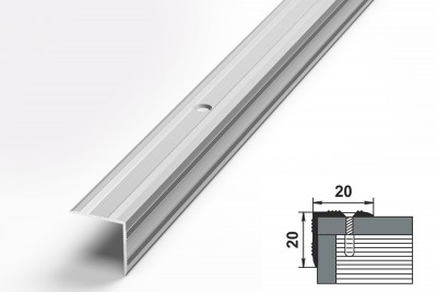 Профиль угловой пу 05.900.001 (20*20мм, без покрытия)