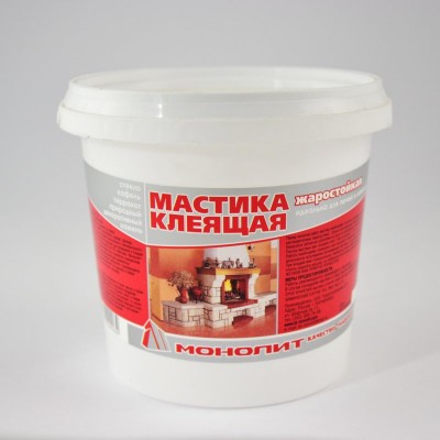Монолит мастика универсальная клеящая жаростойкая (1,5кг)