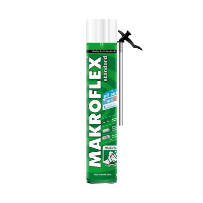Макрофлекс shaketec стандарт пена монтажная (0,75л) всесезонная 1947660