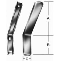 Ворманн консоль design 118х190мм (50кг) белый (01137200w)