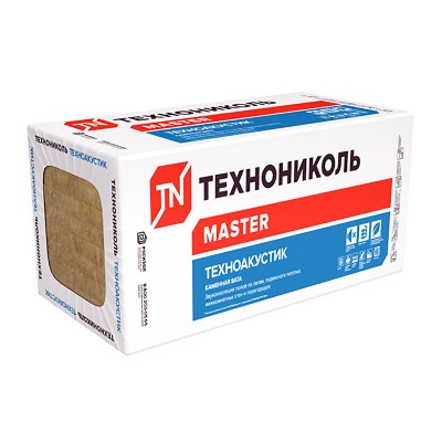 Технониколь техноакустик 1200х600х100мм (4,32м2=0,432м3) (6шт)