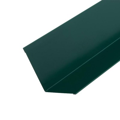 Планка примыкания для гибкой черепицы (ral 6005) зеленый мох (2м)