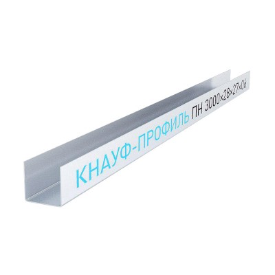 Кнауф профиль потолочный направляющий ппн 28х27 (3м)
