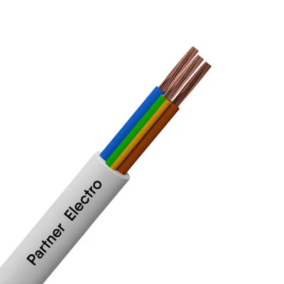 Провод Партнер-Электро ПВС 3x1.5 на отрез ГОСТ цвет серый
