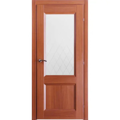 Дверь межкомнатная Танганика остеклённая CPL ламинация 60x200 см (с замком)