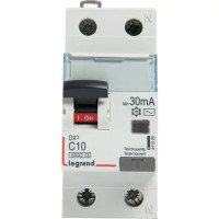 Дифференциальный автомат Legrand DX3 1P N C10 A 30 мА 6 кА AC 411000