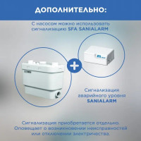 Санитарный насос SFA Sanivite 400 Вт 103 л/мин