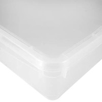 Ящик универсальный Кристалл 40x33.5x8.5 см 9 л пластик с крышкой цвет прозрачный