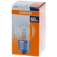 Лампа накаливания Osram шар E27 60 Вт 660 Лм шар прозрачная свет тёплый белый