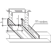 Профиль потолочный (ПП) Knauf 0.6 мм 60x27x3000 мм