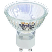Лампа галогенная Uniel GU10 35 Вт 270 лм, свет тёплый белый