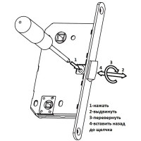 Дверь межкомнатная Танганика глухая CPL ламинация 80x200 см (с замком)