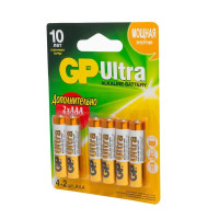 Батарейка GP Ultra AAA (LR03) алкалиновая 6 шт.