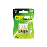 Батарейка алкалиновая GP AAA 24 А 4 шт.