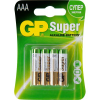 Батарейка алкалиновая GP AAA 24 А 4 шт.