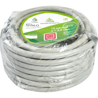 Кабель Партнер-Электро NYM 2x2.5 мм 10 м ГОСТ цвет серый