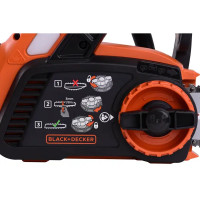 Аккумуляторная пила Black Decker 18 В шина 25 см АКБ и ЗУ в комплекте