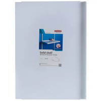 Полка металлическая Larvij 60x40 нагрузка 40 кг цвет белый